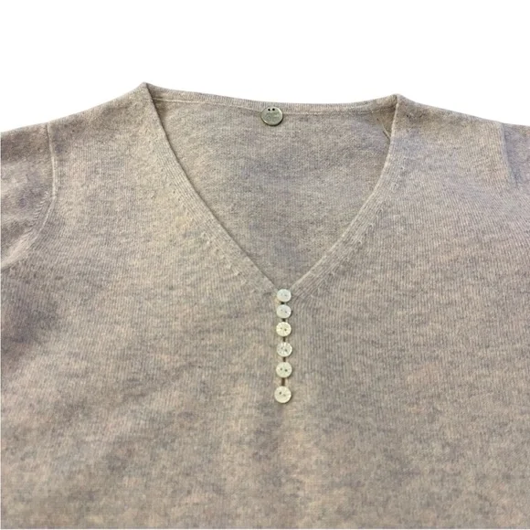 Margaret O’Leary Cashmere Sweater S lilac